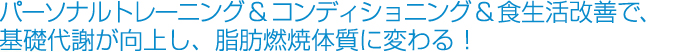 パーソナルトレーニング